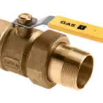 BONFIX Draad messing gaskogelkraan 2" bi. x kopp. 2" bu.