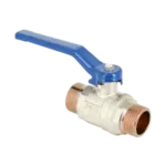 BONFIX Kogelkraan 3/4" bu.dr. x 3/4" bu.dr. + blauwe hendel