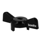 BONFIX Stalen vlinderhendel 1/4,3/8,1/2 en 3/4" zwart
